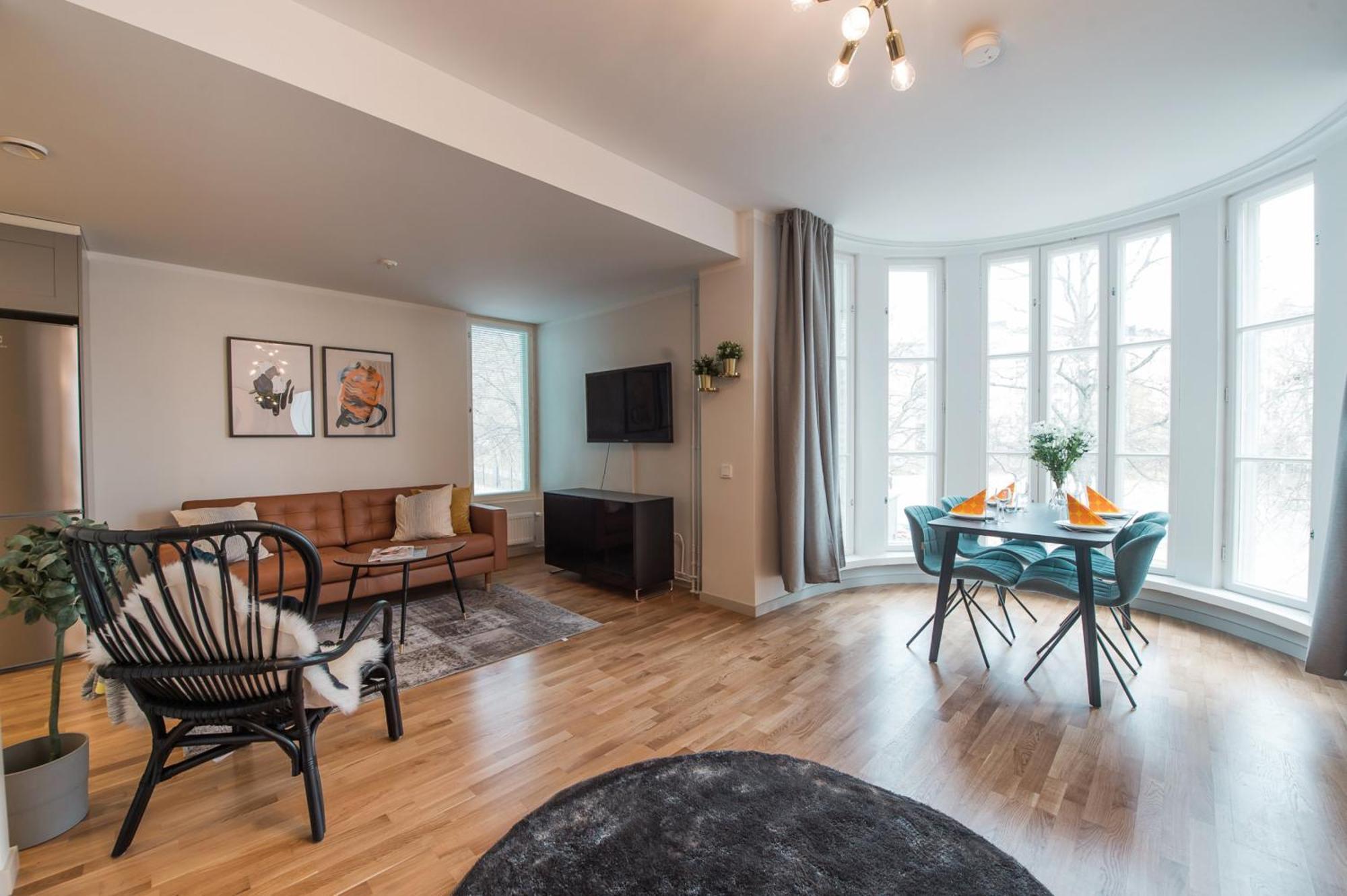 Forenom Serviced Apartments Helsinki Töölö Exteriör bild