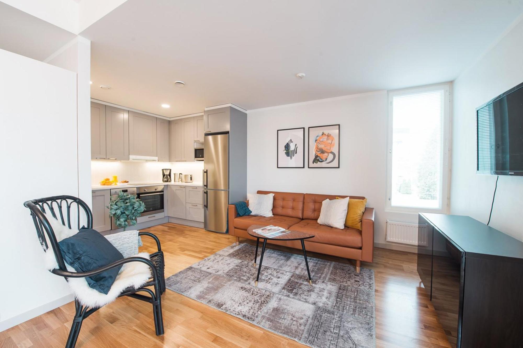 Forenom Serviced Apartments Helsinki Töölö Exteriör bild